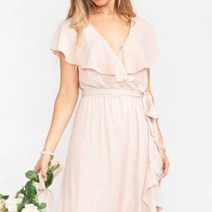 Show Me Your Mumu Dress- Size Small in Peachy Pink